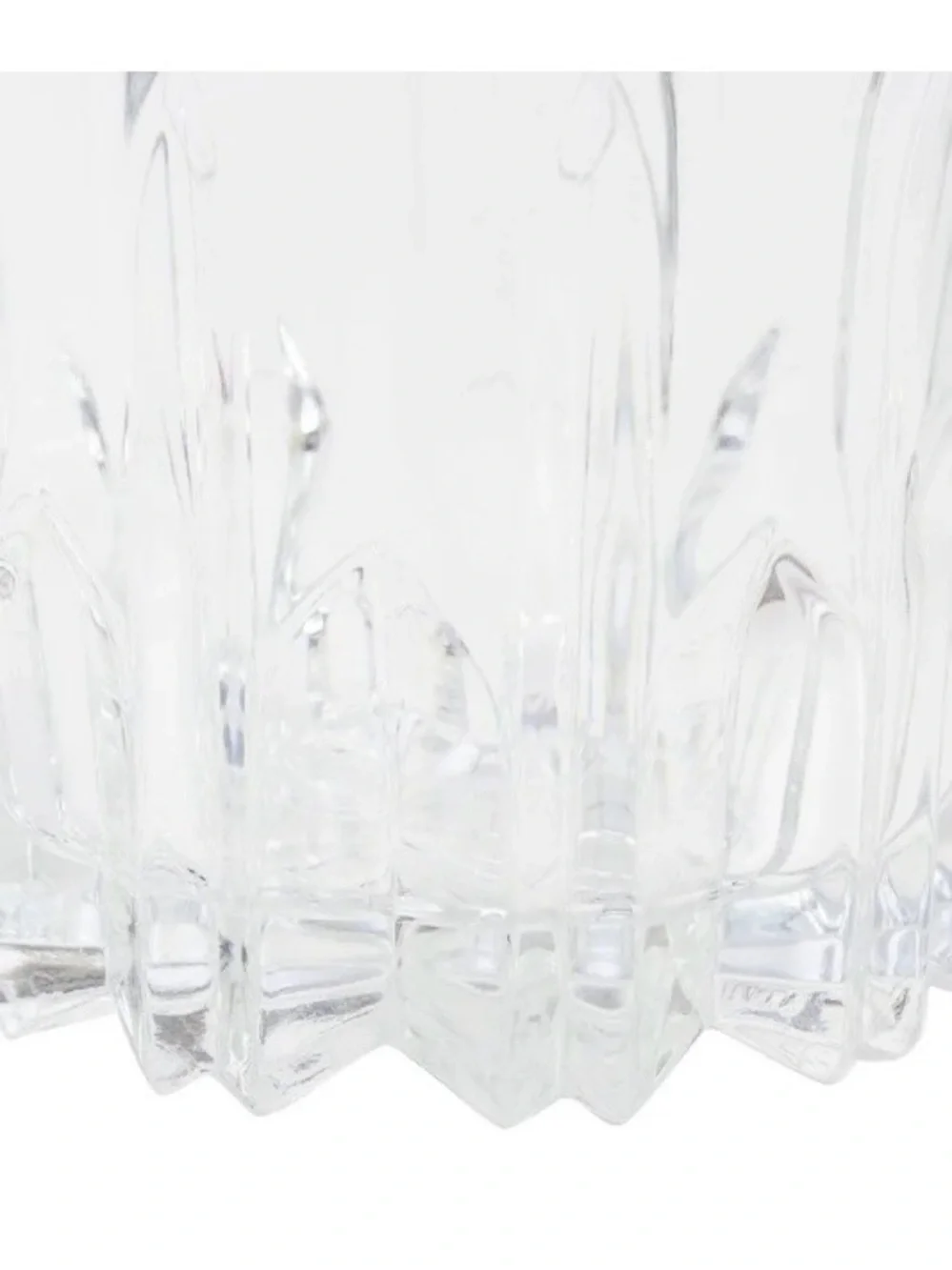 Vintage Italian Crystal Dia Cut Ice Bucket Makeup Brush Holder